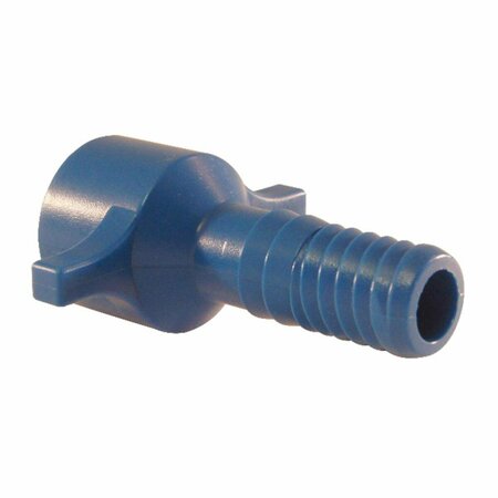 BLUE TWISTERS 0.5 in. Insert x 0.5 in. Dia. FPT Polypropylene Female Adapter, Blue 4814836